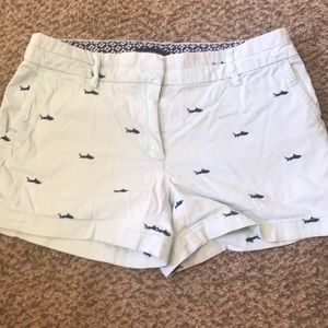 Women’s Shorts- Shark Embroidery